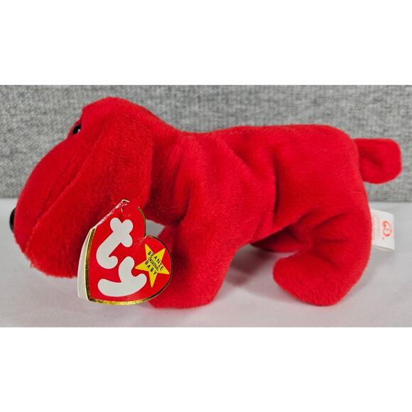 TY 1996 ROVER BEANIE BABY RED DOG PLUSH W/TAG PVC PELLETS COLLECTIBLE - Picture 3 of 10